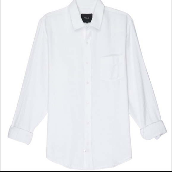 Rails Men's Wyatt White Long Sleeve Button Up Size XXL - Picture 4 of 13